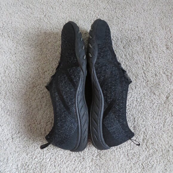 Skechers womens shoes size 8.5 relaxed fit air-cooled memory foam black #23028 - Picture 8 of 10